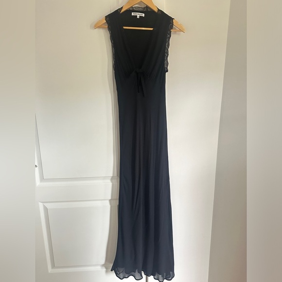 NEW  Reformation Sharla Long Dress Lace Black | size XS - Picture 6 of 9